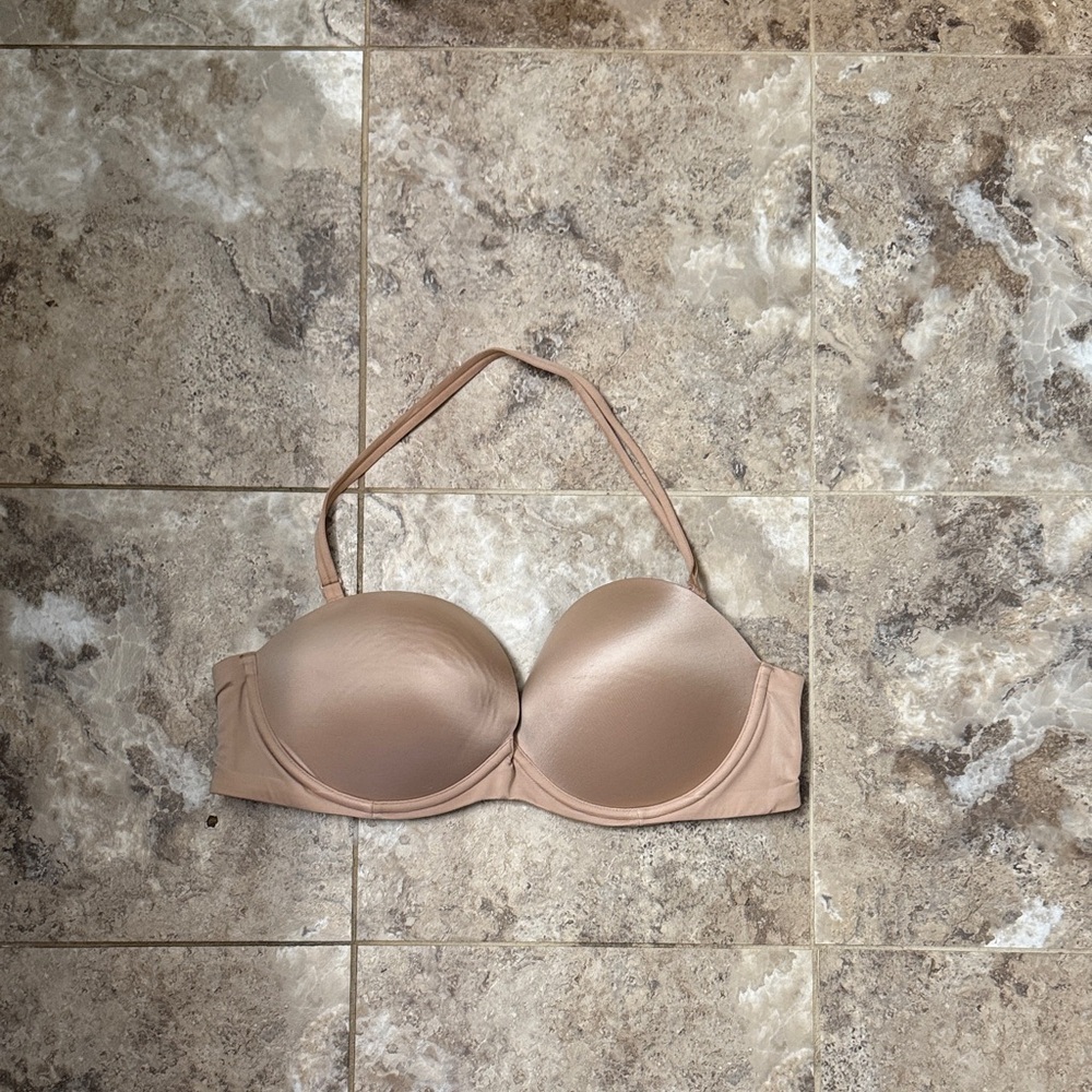 Victoria's Secret Nude Strapless Bra